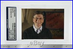 Bill Gates Signed Photograph Autograph Authentic COA from PSA Sealed/Slabbed