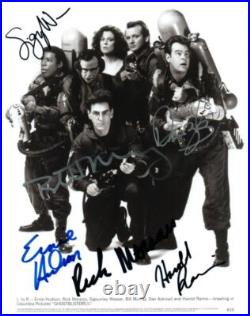Bill Murray Aykroyd Ramis Hudson Weaver + 1 signed 8x10 autographed Photo + COA