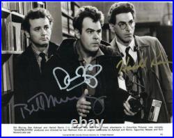 Bill Murray Dan Aykroyd Harold Ramis signed 8x10 Photo autographed Nice + COA