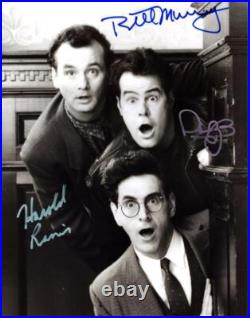 Bill Murray Harold Ramis Dan Aykroyd Signed 11x14 Autographed Photo withCOA Bill Murray Harold Ramis Dan Aykroyd Signed 11x14 Autographed Photo withCOA
