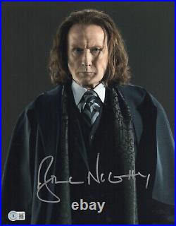 Bill Nighy Autograph Signed Harry Potter 11x14 Photo Beckett Bas Coa