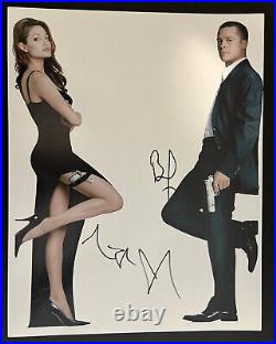 Brad Pitt Angelina Jolie Signed 11x14 Mr. And Mrs. Smith Autograph RACC