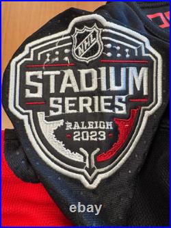 Brent Burns Signed Autographed'23 Stadium Series Jersey Size L 52 JSA COA