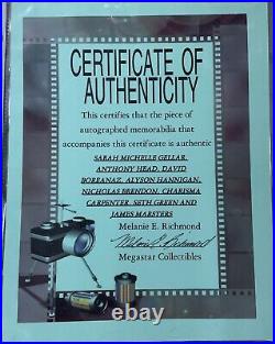 Buffy The Vampire Slayer Cast Autograph, 8 Autograph Total! COA Included