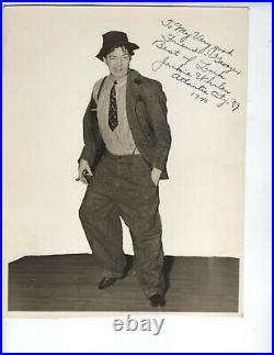 Burlesque 1940 Signed Photo Comedian Jackie Whalen Extremely Rare Atlantic City