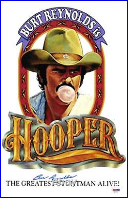 Burt Reynolds Autographed 11x17 Hooper Movie Poster Signed Photo PSA/DNA