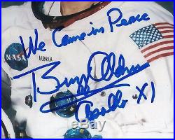 Buzz Aldrin Apollo 11 Signed Portrait Photo