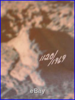 Buzz Aldrin Autographed We Come In Peace. Apollo 11 Moon Landing Poster