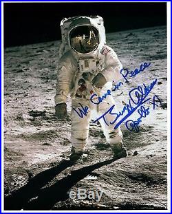 Buzz Aldrin Lunar Surface Signed Photo