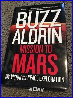 Buzz Aldrin signed book Mission To Mars