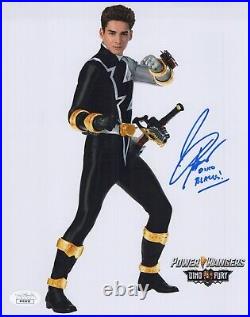 CHANCE PEREZ Signed 8x10 POWER RANGERS Photo DINO FURY Autograph JSA COA CERT