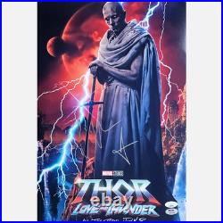 CHRISTIAN BALE autograph Beckett signed 12x18 photography THOR