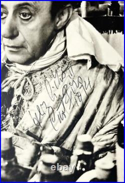 CURT BOIS Autograph Signed PHOTO 4 1/8 x 5 3/4 Wings of Desire CASABLANCA