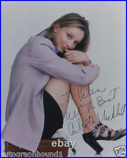 Calista Flockhart Signed Autographed Color Photo To Helen