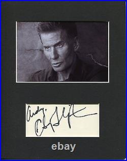 Calvin Klein Fashion Designer Rare Signed Autograph Photo Display JSA
