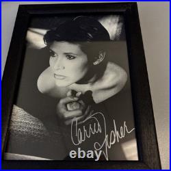 Carrie Fisher Star Wars Princess Leia Autographed Signed 5x7