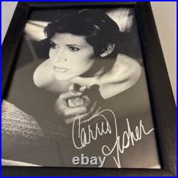 Carrie Fisher Star Wars Princess Leia Autographed Signed 5x7