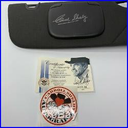 Carroll Shelby Autographed 2005-2009 GT500 Visor (Driver's Side With COA)
