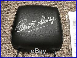 Carroll Shelby Signed Autographed 2007-2009 GT500 Super Snake Head Rest COA