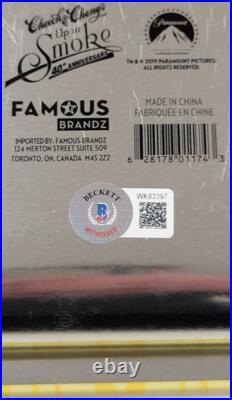 Cheech Marin and Tommy Chong signed 6x10 Rolling Tray autograph A BAS Witness