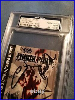 Chester Bennington Linkin Park Signed Autographed Hybrid Theory Cover PSA/DNA