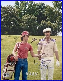 Chevy Chase Signed Autographed 11x14 Photo Beckett BAS Caddyshack WITH QUOTE