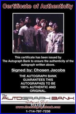 Chosen Jacobs authentic signed celebrity 8x10 photo WithCert Autographed A0001