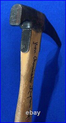 Chouinard Crag Hammer, signed by Yvon Chouinard and Layton Kor