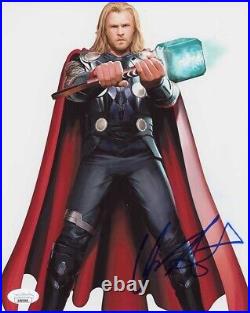 Chris Hemsworth Thor Ragnarok Avengers 8X10 Photo Signed Autographed JSA COA