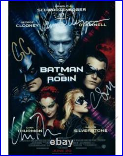 Chris O'Donnell Clooney Thurman Silverstone +1 Signed 8x10 Photo Autographed COA