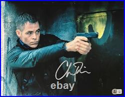 Chris Pine Autographed 11x14 Photo Star The Contractor Beckett BAS Witnessed