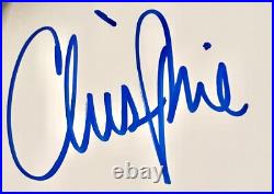 Chris Pine Autographed 11x14 Photo Wonder Woman Signed Beckett BAS Witnessed