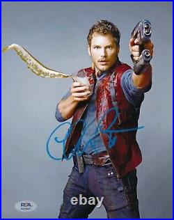 Chris Pratt Signed Autographed 8x10 Photo PSA/DNA COA Guardians Of The Galaxy