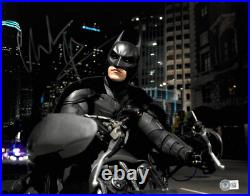 Christian Bale Batman The Dark Knight Signed 11x14 Photo Autograph Beckett Bas