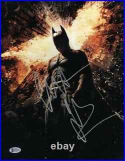 Christian Bale Signed 11x14 Photo The Dark Knight Batman Autograph Beckett 141