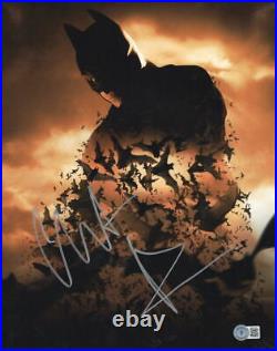 Christian Bale Signed 11x14 Photo The Dark Knight Batman Autograph Beckett 3