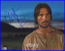 Christian Bale Signed Autograph 11x14 310 To Yuma Photo Bas Beckett