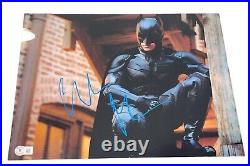 Christian Bale Signed Autograph 11x14 Photo Batman Dark Knight Beckett BAS Z6