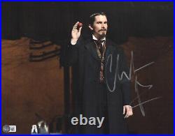 Christian Bale Signed Autograph 11x14 The Prestige Photo Bas Beckett