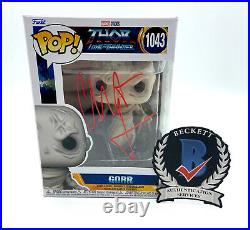 Christian Bale Signed Autograph Funko Pop Gorr Thor Love And Thunder Beckett