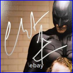 Christian Bale signed Batman Dark Knight Joker 11x14 photo autograph Beckett BAS