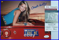 Christie Brinkley Autograph SIGNED 8x10 SUPER MODEL PHOTO JSA CERT WITNESSED