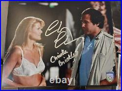 Christie Brinkley Chevy Chase Signed 8x10 Photo Vacation Autograph Beckett