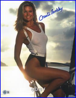 Christie Brinkley Signed Autograph Vacation 11x14 Photo Beckett Bas