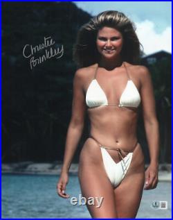 Christie Brinkley Signed Autograph Vacation 11x14 Photo Beckett Bas