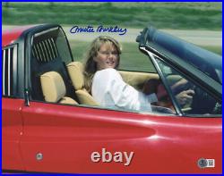 Christie Brinkley Signed Autograph Vacation 11x14 Photo Beckett Bas