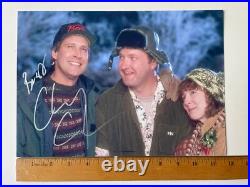 Christmas Vacation Chevy Chase Hand Signed Autograph 8 x 12 Photo With COA