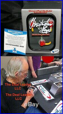Christopher Lloyd Back To The Future Doc autographed Flux Capacitor Prop BAS PSA