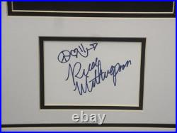 Chubby Checker Autograph Signed Cut Custom Framed With Record Cover PSA C21342