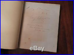 Civil War Autograph Album Signed by Robert E. Lee & Jefferson Davis on Same Page